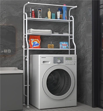 Estante de almacenamiento para lavadora en forma de velero