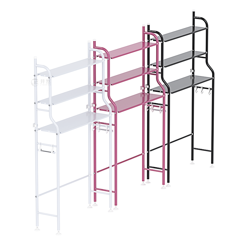 Rack de almacenamiento de la lavadora de tres colores